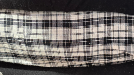 Buy B&W Checks Cotton Yard Dyed Fabric