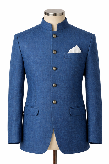 Buy Linen Tweed Premium Blended Fabric