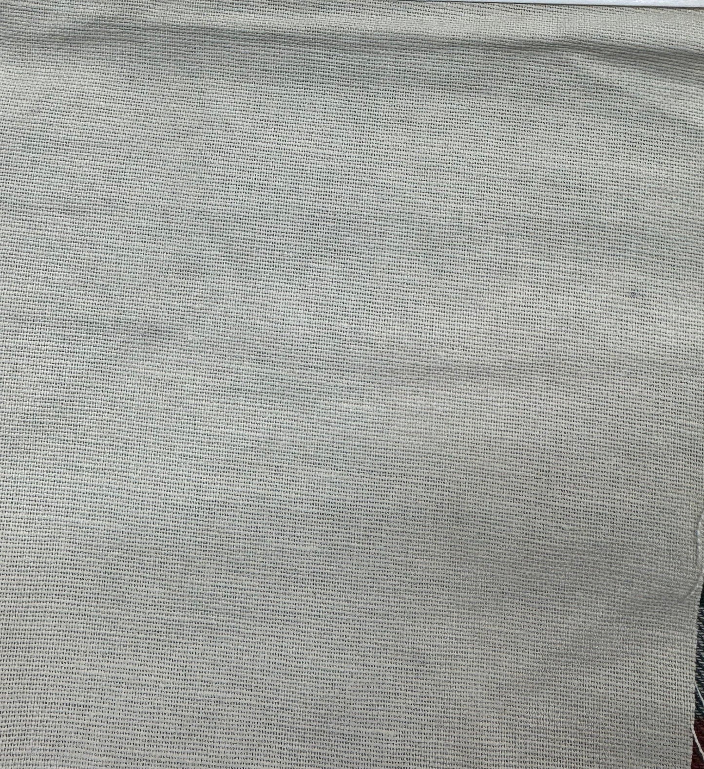 Buy Pure Linen Ivory Solid Fabric - MAF 