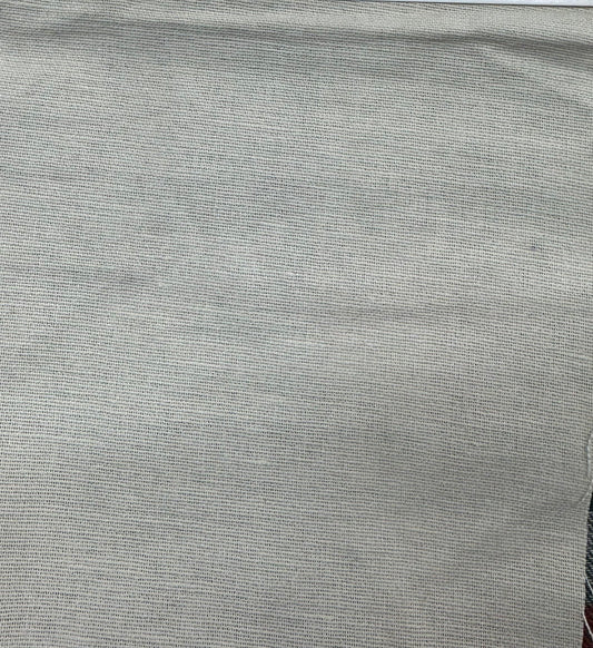 Buy Pure Linen Ivory Solid Fabric 