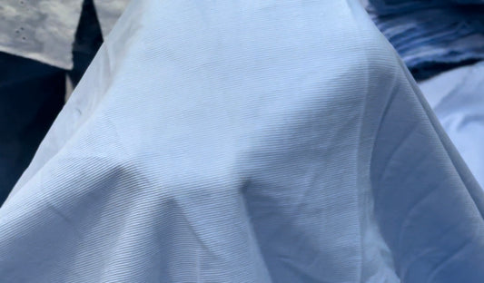 Buy Corduroy Powder Blue 21 wale Fabric