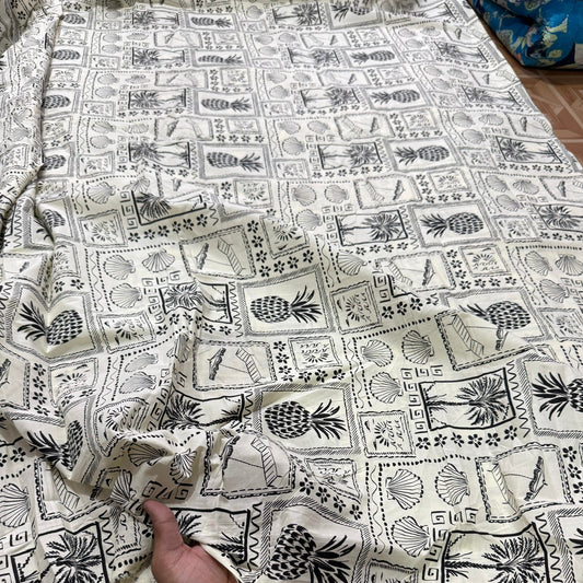 Buy 50s Poplin Kids Collection Pineapple Printed Fabric
