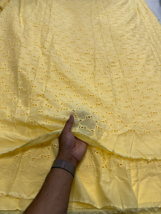 Buy Soothing Yellow Hakoba Heart Latest Design