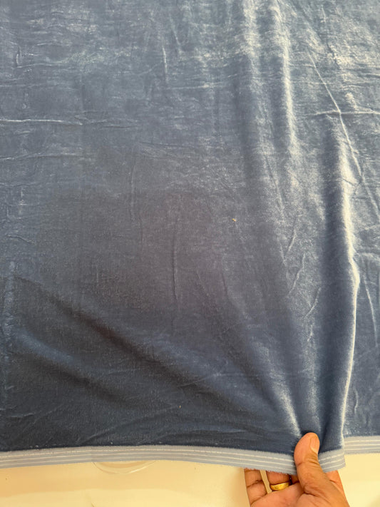 Buy Ice Blue Micro Velvet