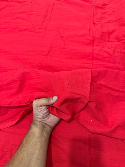 Buy Seersucker Solid Red Stripe Fabric