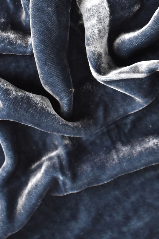 Buy Ice Blue Micro Velvet