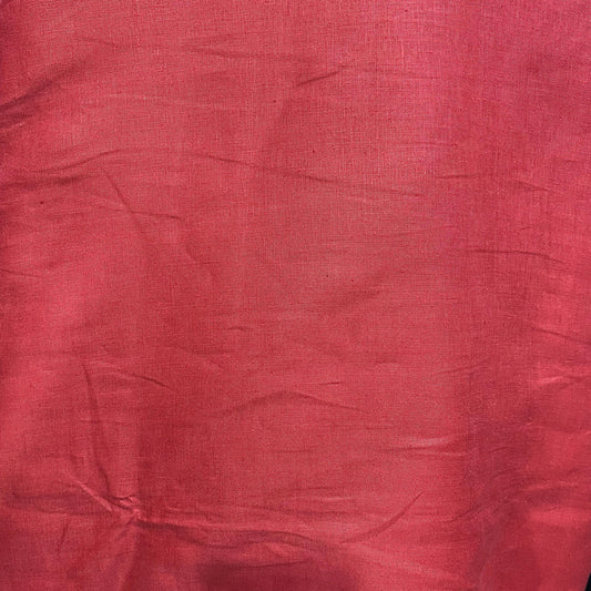 Buy Pure Linen Solid Hot Pink Fabric