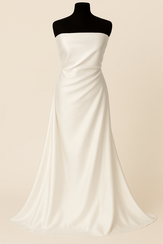 Buy Solid White Taffeta
