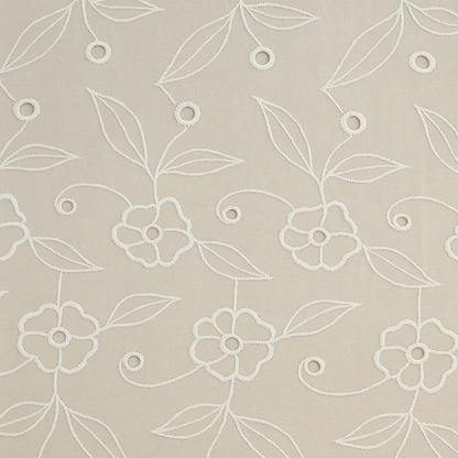 Buy Cotton Hakoba Rose Embroidery Fabric For Making Dress, Top & More