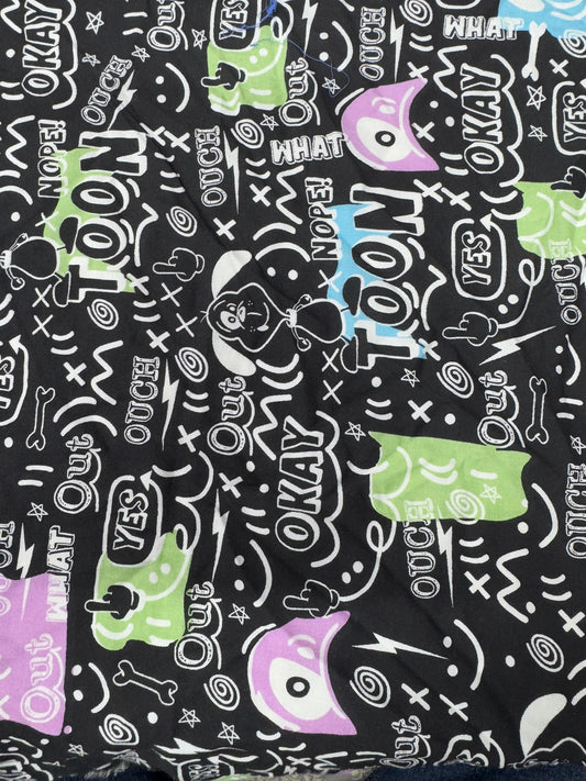 Buy Premium Viscose Rayon Robotic Print For Kids Fabric