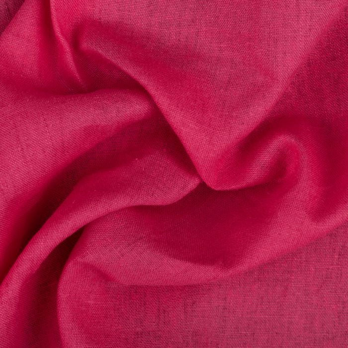 Buy Linen Solid Brink Pink Solid Fabric