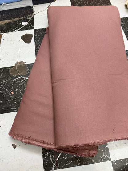Buy Pure Linen Solid Raspberry Fabric