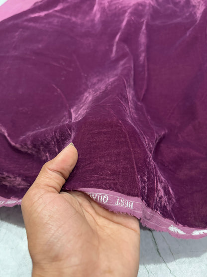 Buy Magenta Micro Velvet