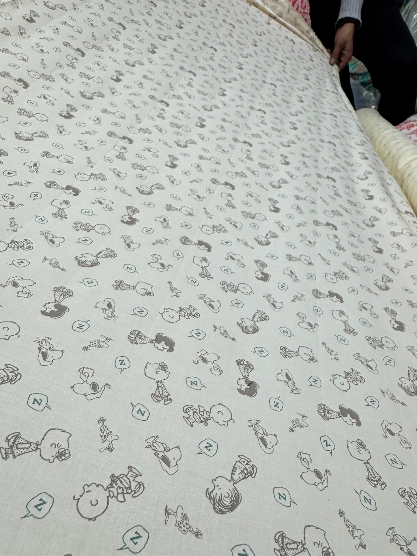 Buy Premium Cotton Kids Cartoon Baby Yellow Base Printed Fabric