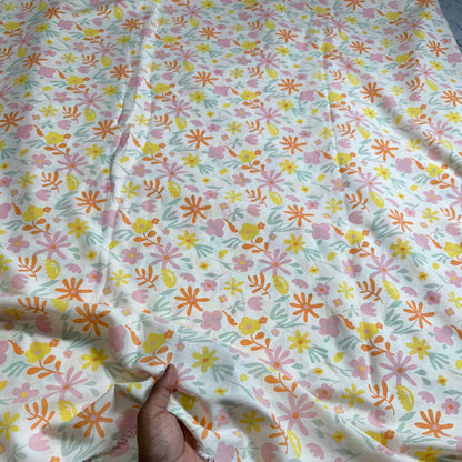 Buy Cotton Linen Summer Vibe Printed Fabric
