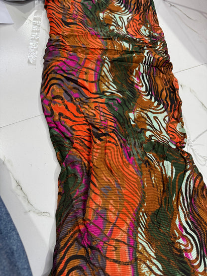 Buy Viscose Silk Multi Print Fabric