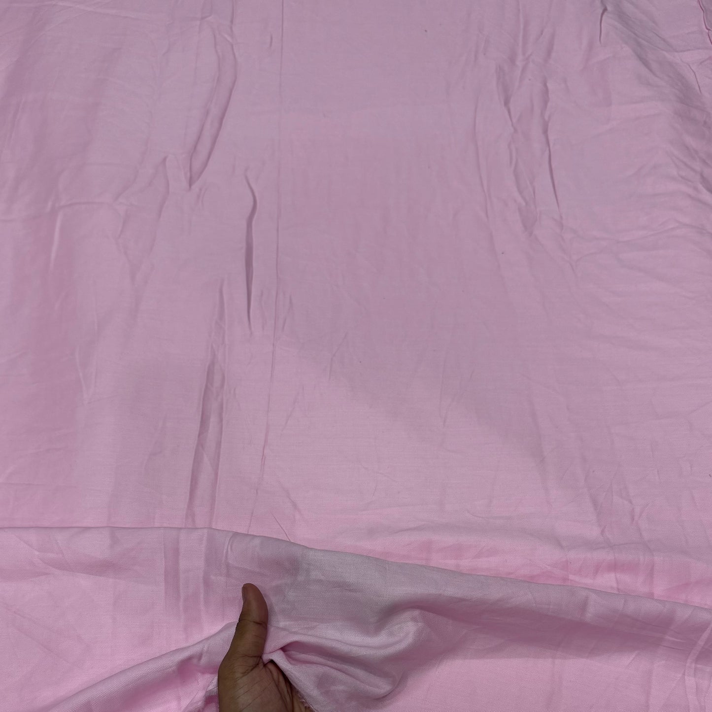Buy Linen Carnation Pink Solid Fabric