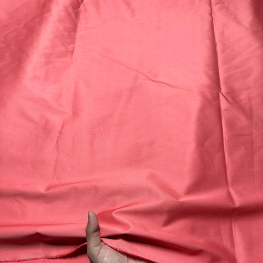 Buy Solid Blush Pink Pure Cotton Satin