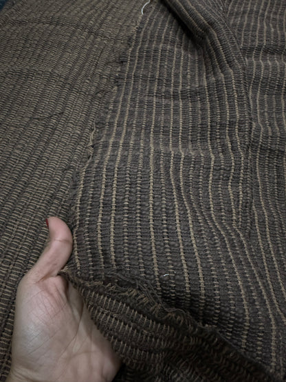 Buy Brown Handknotted Carpet Fabric