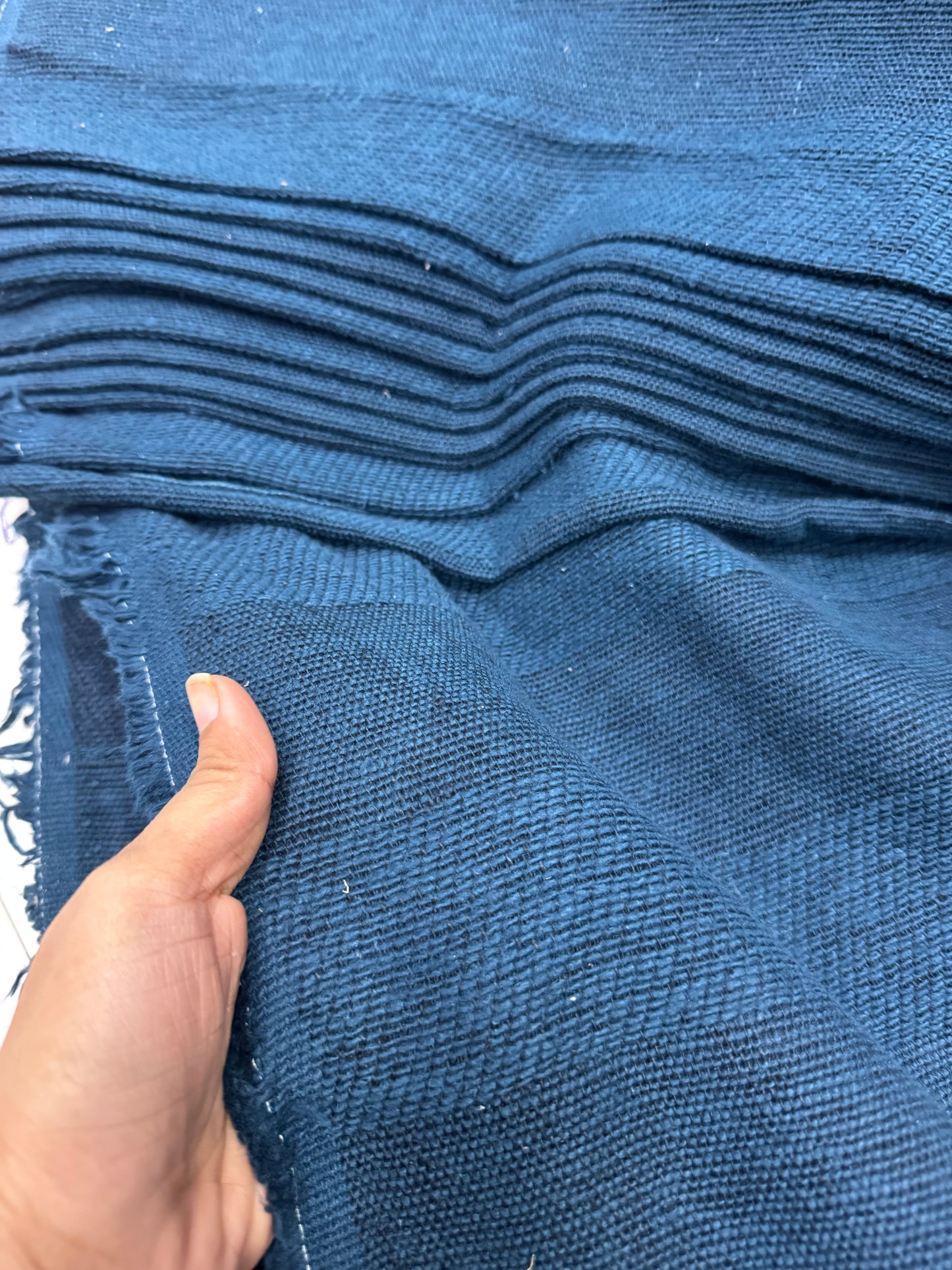 Buy Linen Tweed Premium Blended Fabric