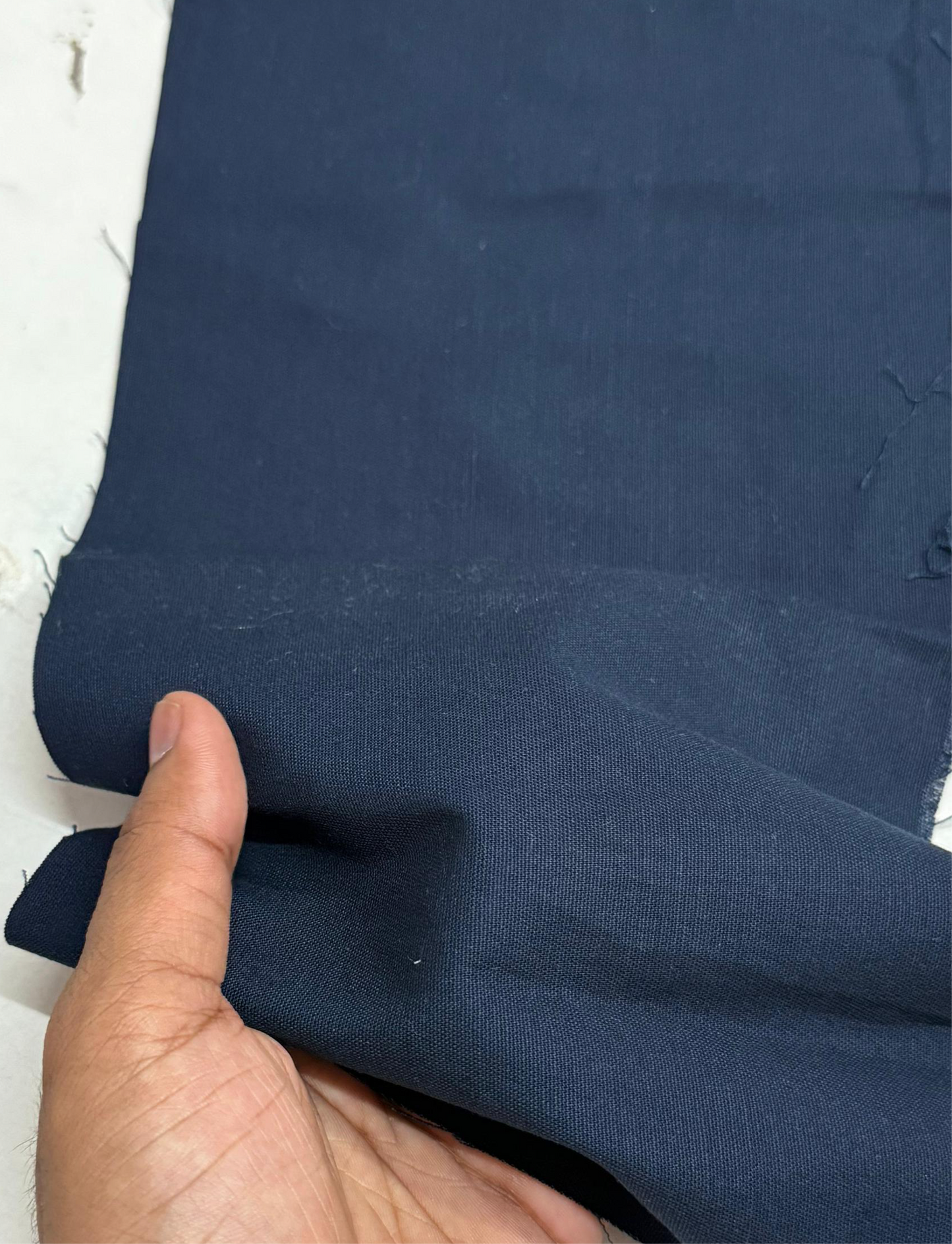 Buy Bottom Twill Dark Blue Fabric