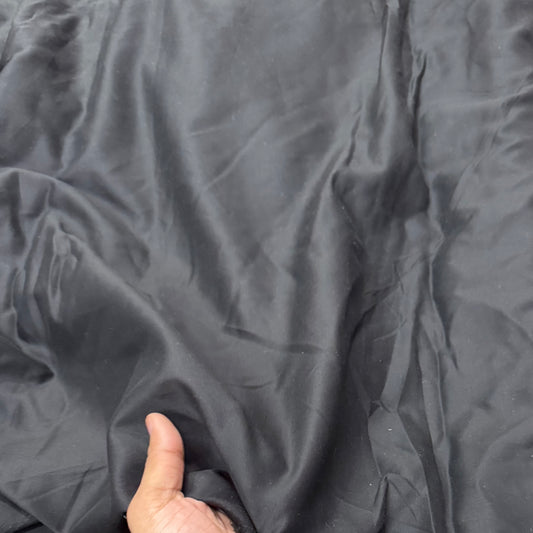 Buy Black Pure Cotton Satin