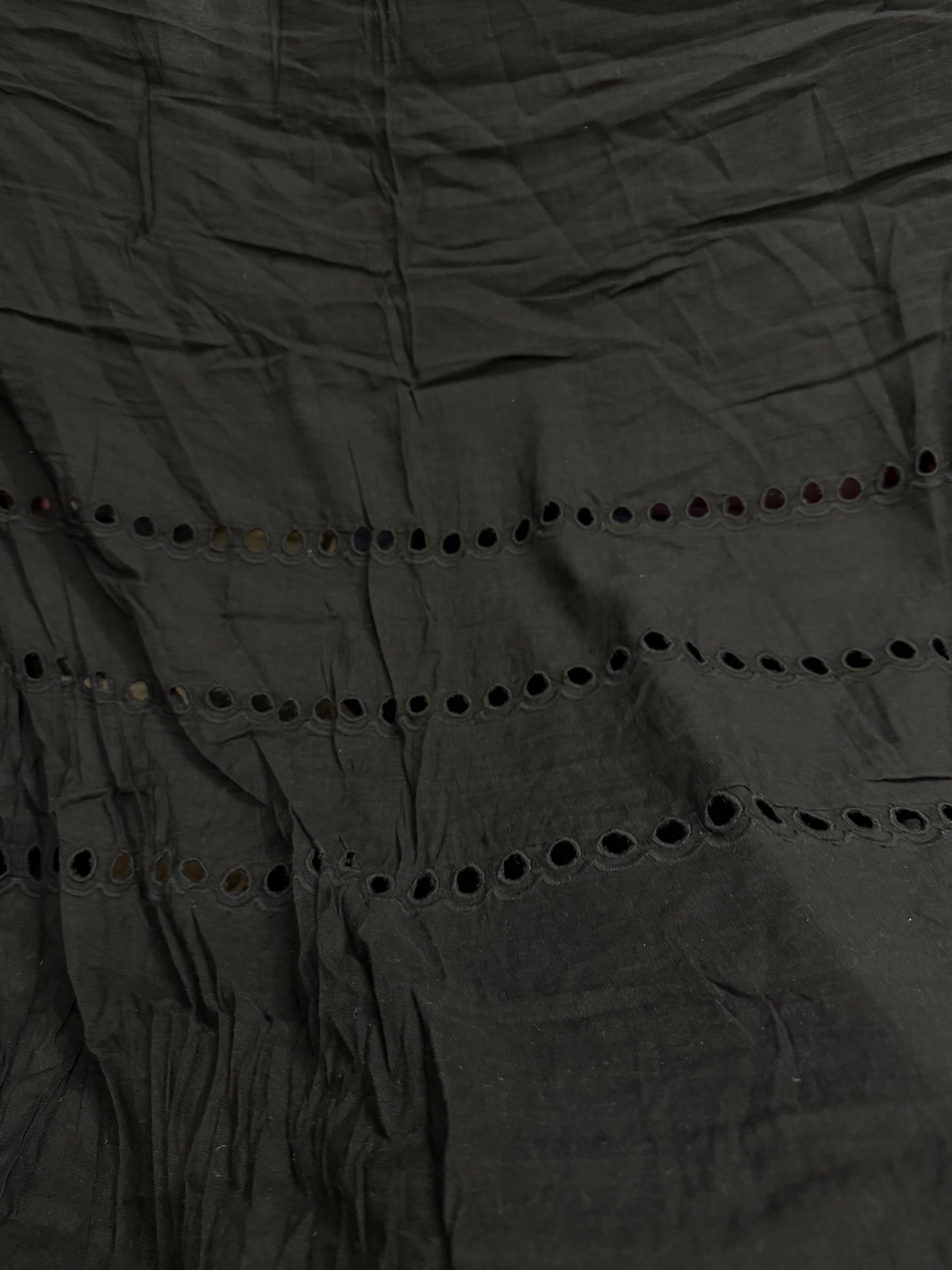 Buy Black Hakoba Water Drops Embroidery Work