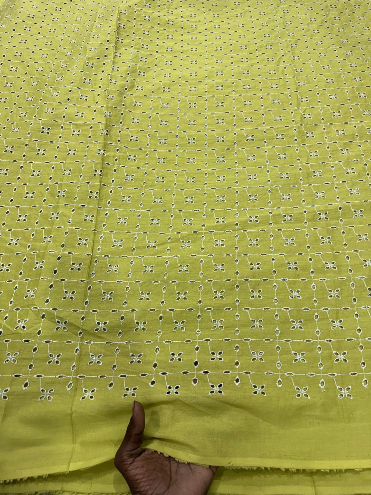 Buy Poplin Hakoba Diamond Mint Green Blue Combo Fabric