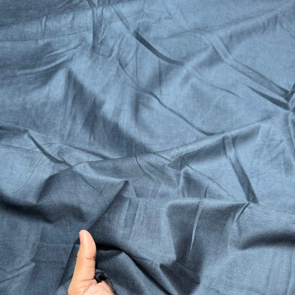 Buy Corduroy Solid Midnight Blue Fabric