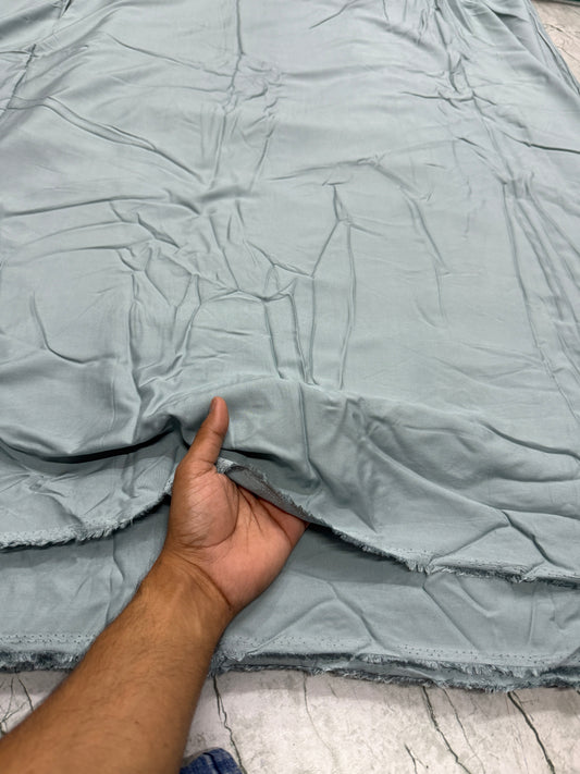 Buy Viscose Modal Solid Grey Fabric