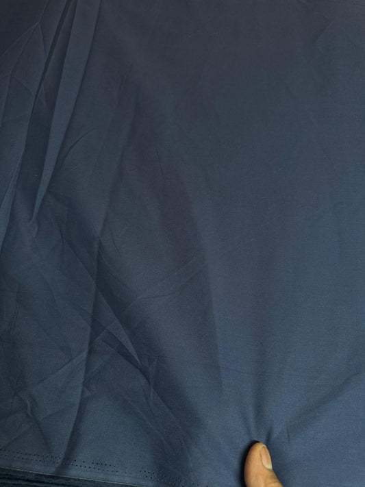 Buy 50s Poplin Navy Blue Fabric