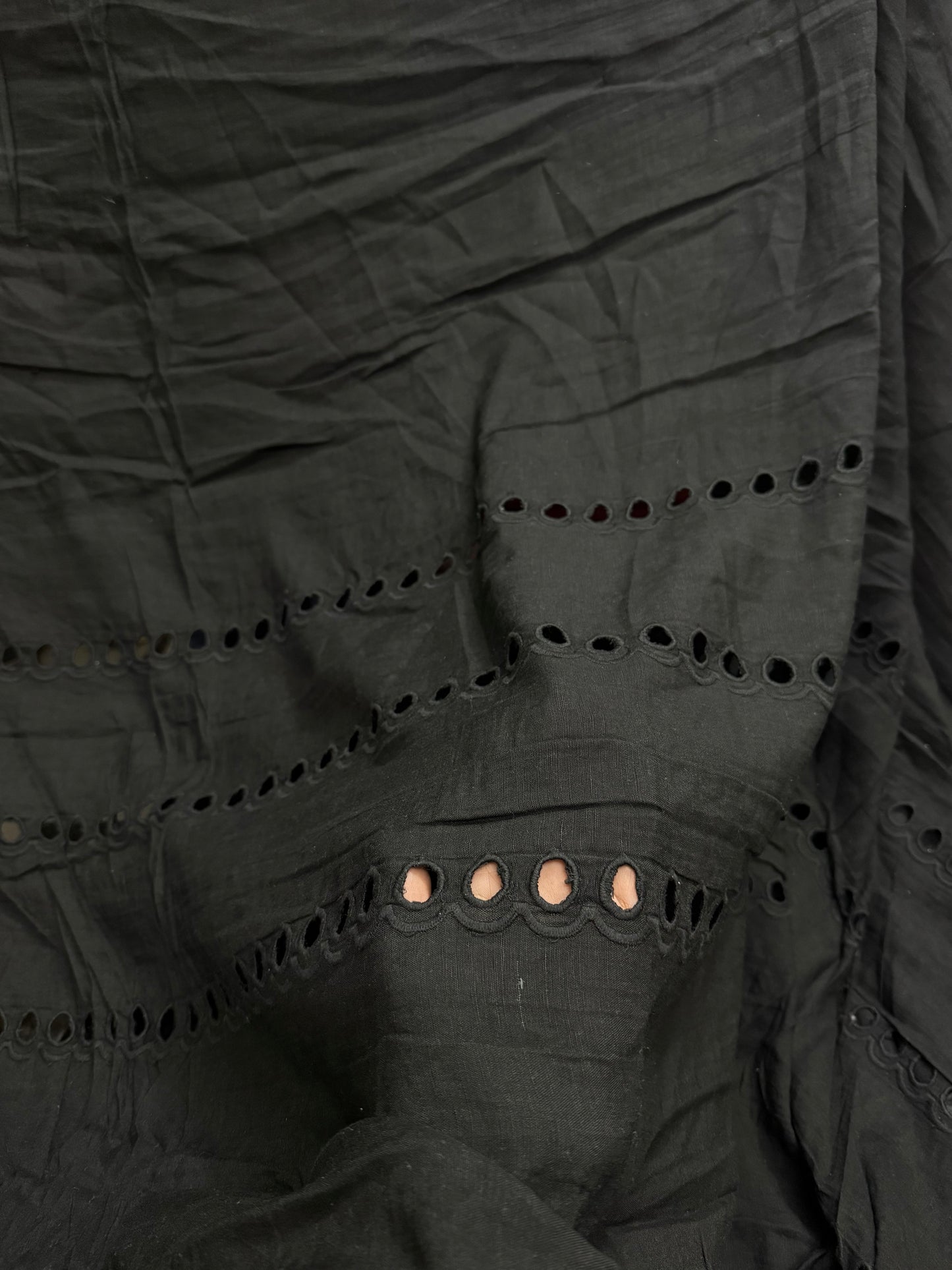 Buy Black Hakoba Water Drops Embroidery Work