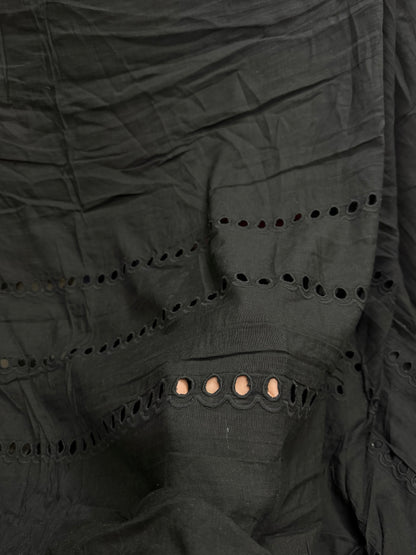 Buy Black Hakoba Water Drops Embroidery Work