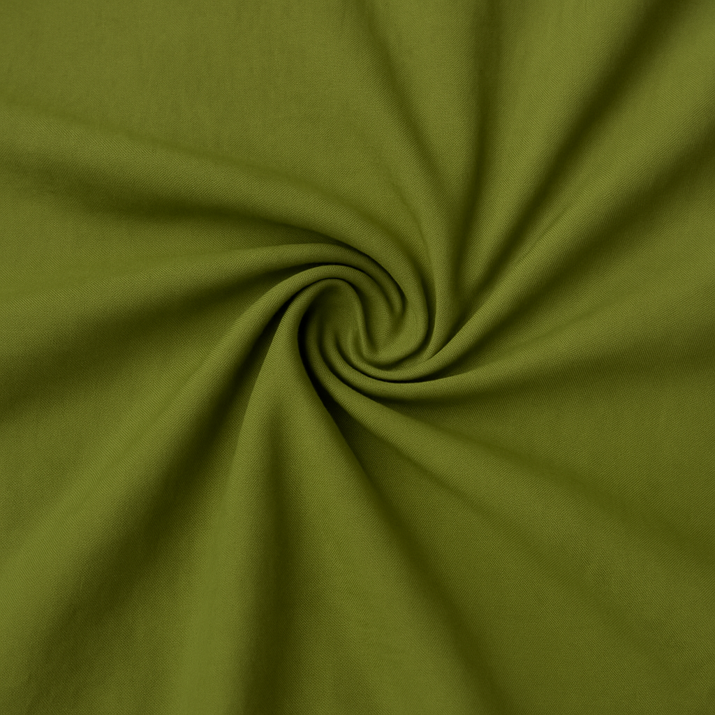 Buy 50s Poplin Sap Green Solid Fabric
