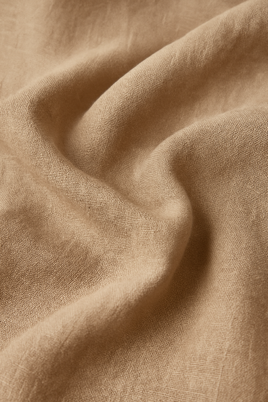 Buy Pure Linen French Beige Fabric