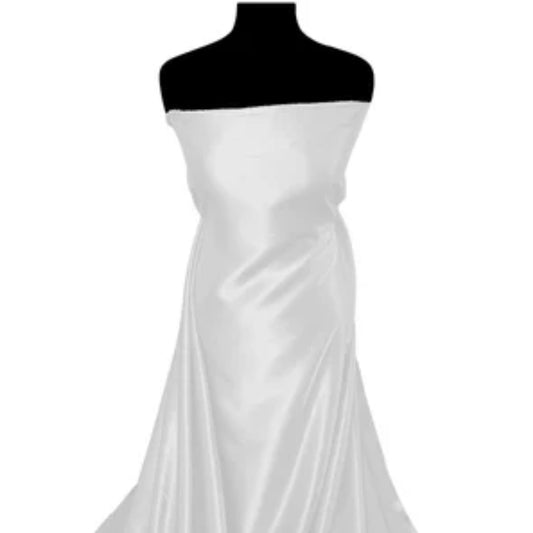 Buy Solid White Taffeta