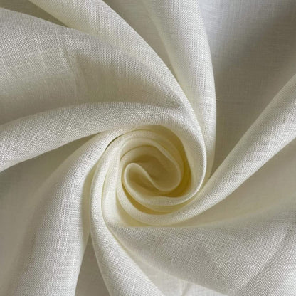 Buy Lab Certified Pure Linen Solid Beige Fabric