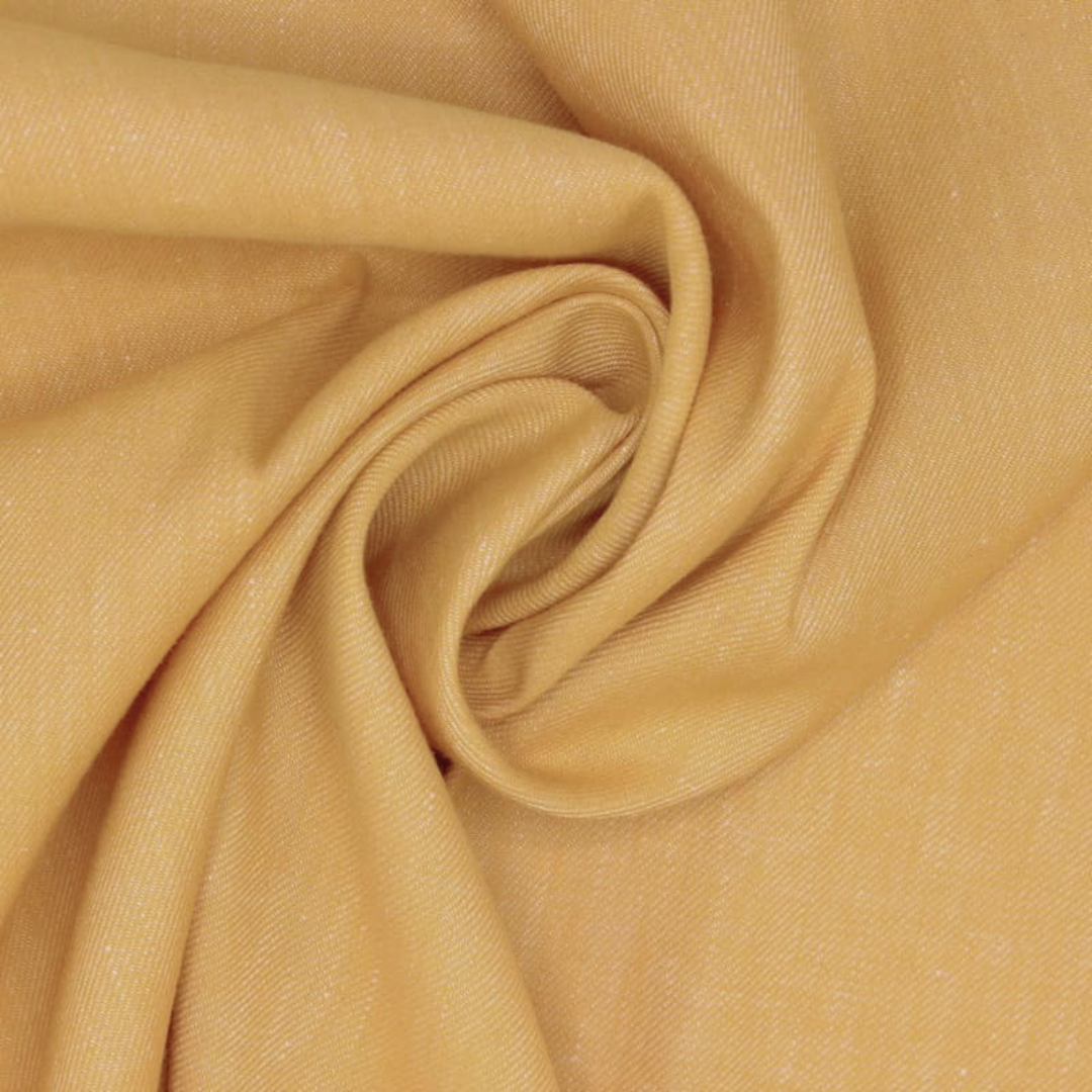 Cotton Linen Mustard Fabric