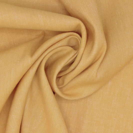 Cotton Linen Mustard Fabric