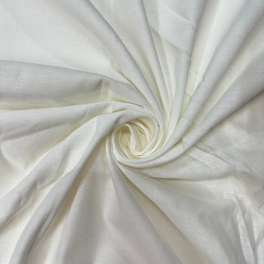 Buy Spandex Rayon Solid White Fabric