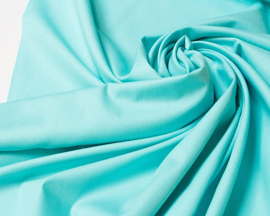 Buy Solid Sky Blue Poplin Fabric