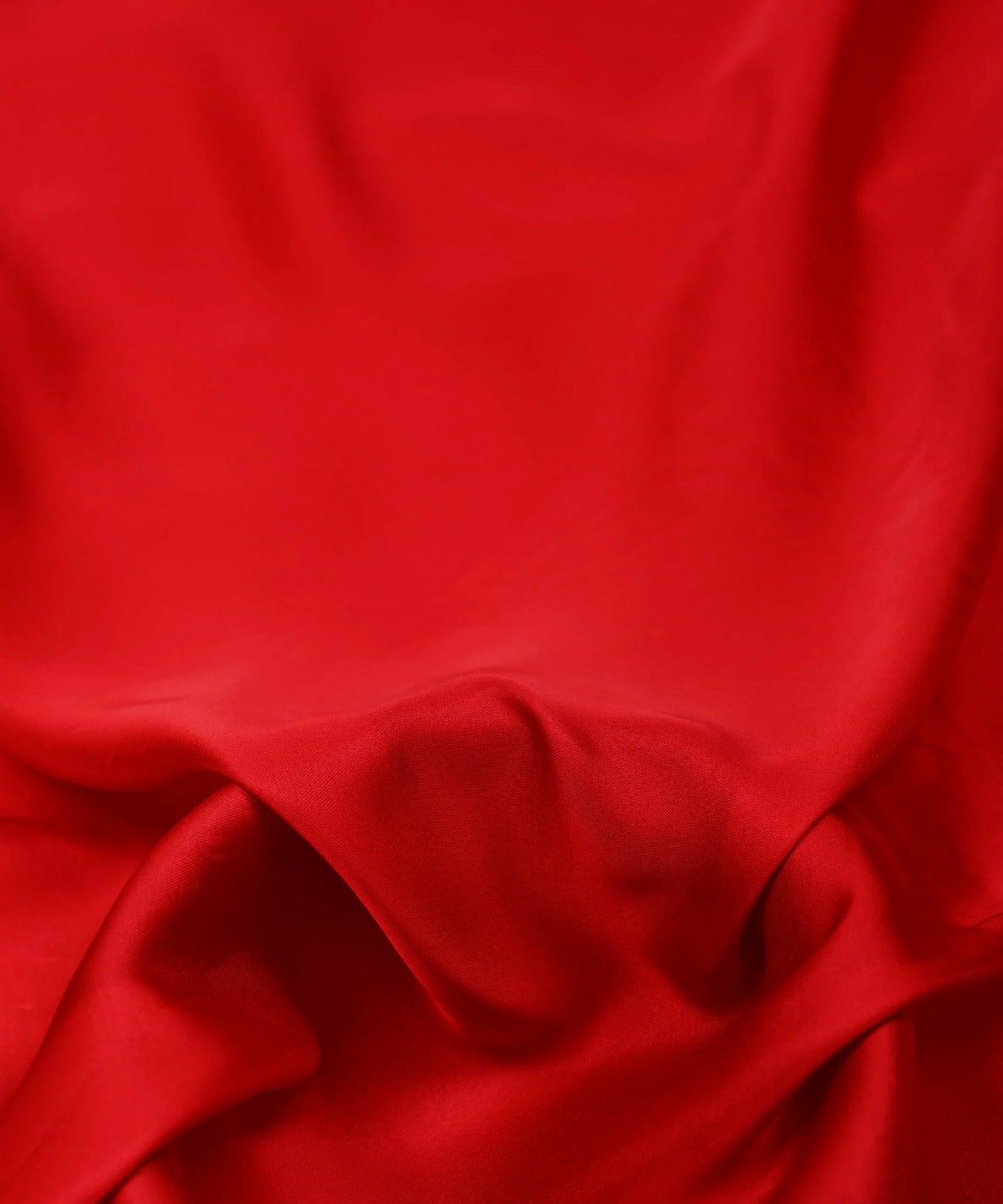 Buy Premium Italian Silk Popcorn Solid Red Fabric