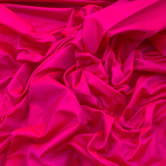 Buy Premium Italian Silk Popcorn Solid Pink Fabric