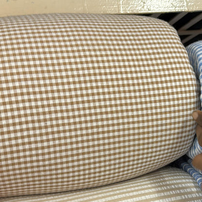 Buy Cotton Coffee Checks Gingham Fabric