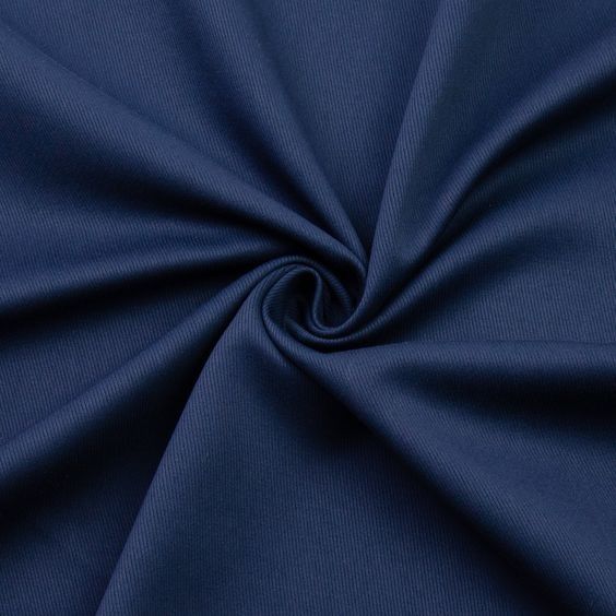 Buy Solid Formal Blue Pure Cotton Poplin Satin