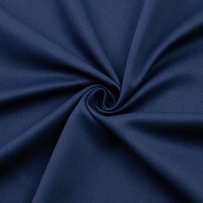 Buy Solid Formal Blue Pure Cotton Poplin Satin