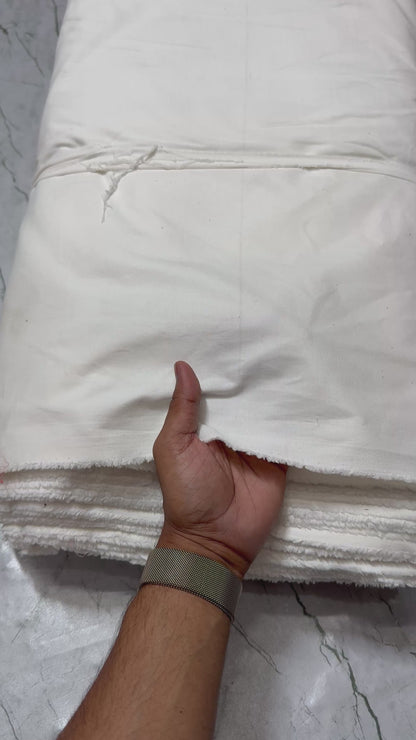 Buy Bottom Twill Off White Fabric
