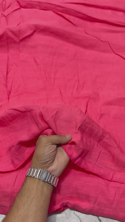Buy Cotton Linen Solid Salamander Fabric