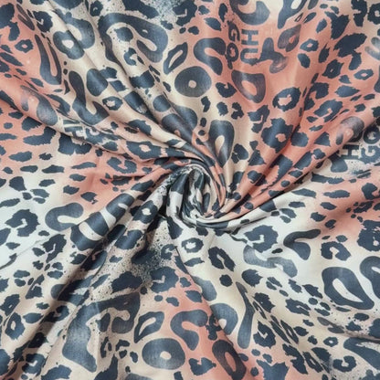 Buy Cotton Viscose Twill Cheetah Printed Fabric