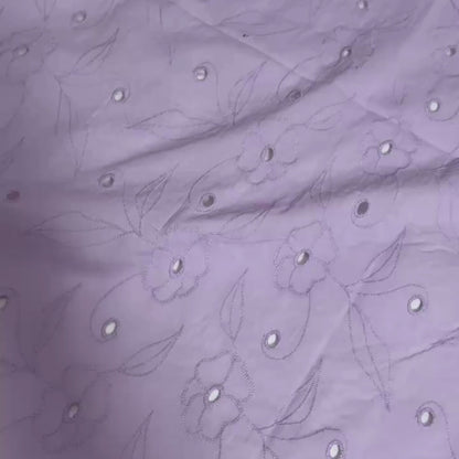 Buy Cotton Lavender Rose Hakoba Fabric